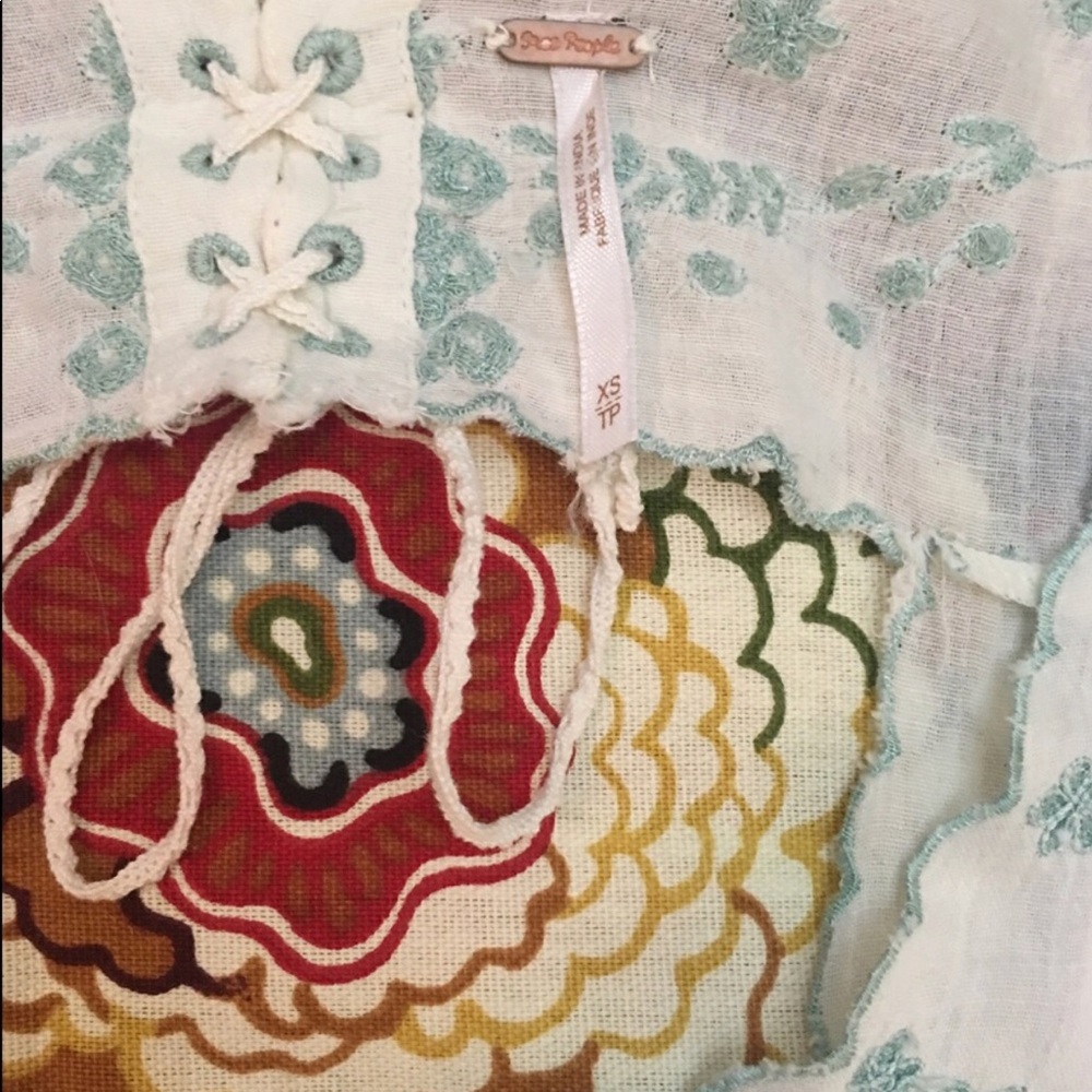 Free People embroidered tank - Picture 2 of 5